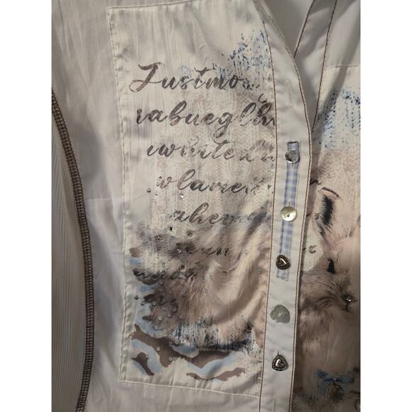 Unique white blouse - Picture 3 of 7